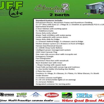 2025  Tuff Cats Shumba Max Elite Caravan (Off-Road)