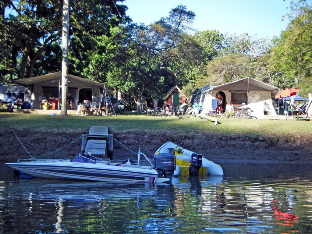 boating fun on the river